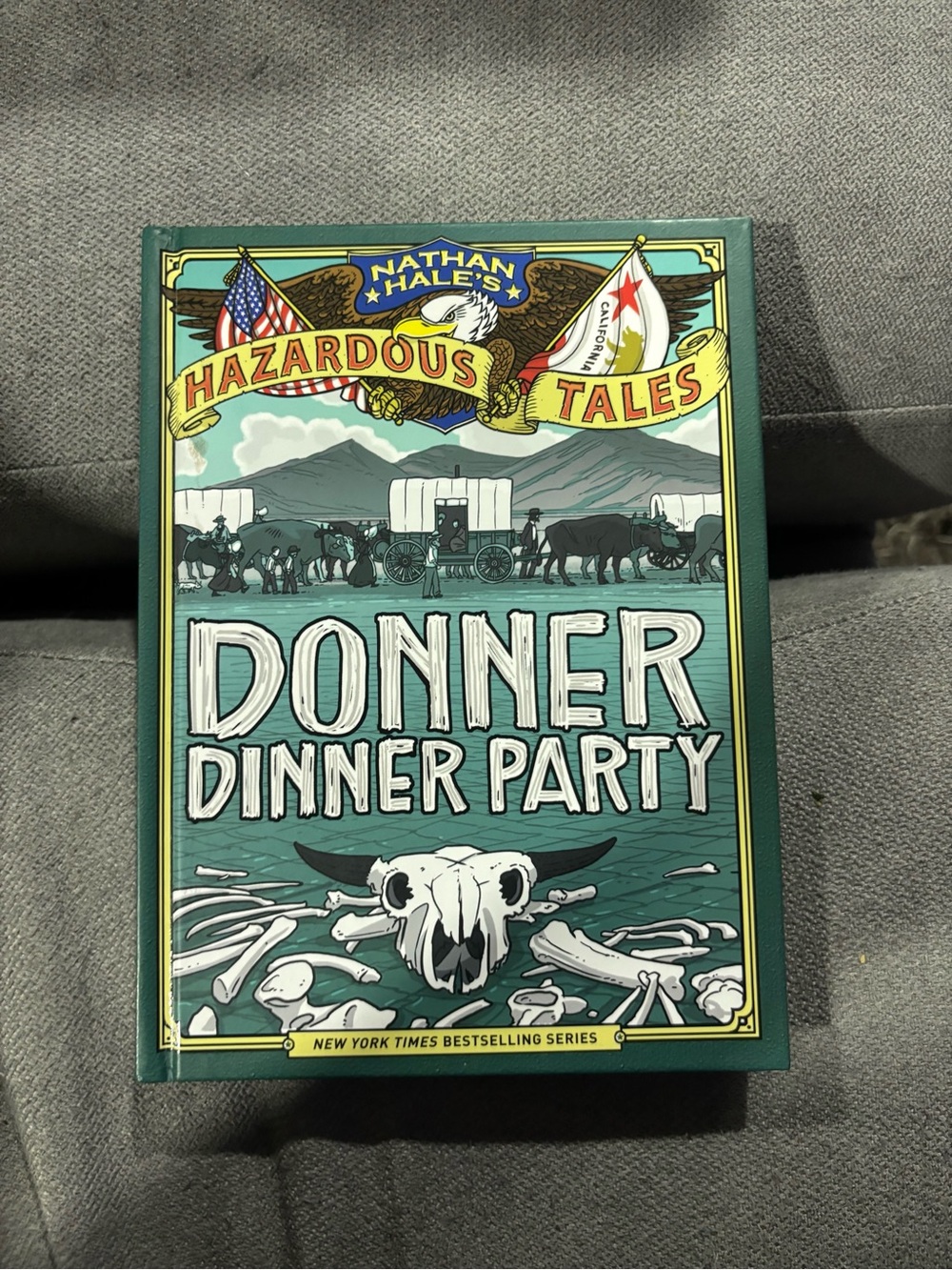 's Hazardous Tales: Donner Dinner Party - Teal Cover